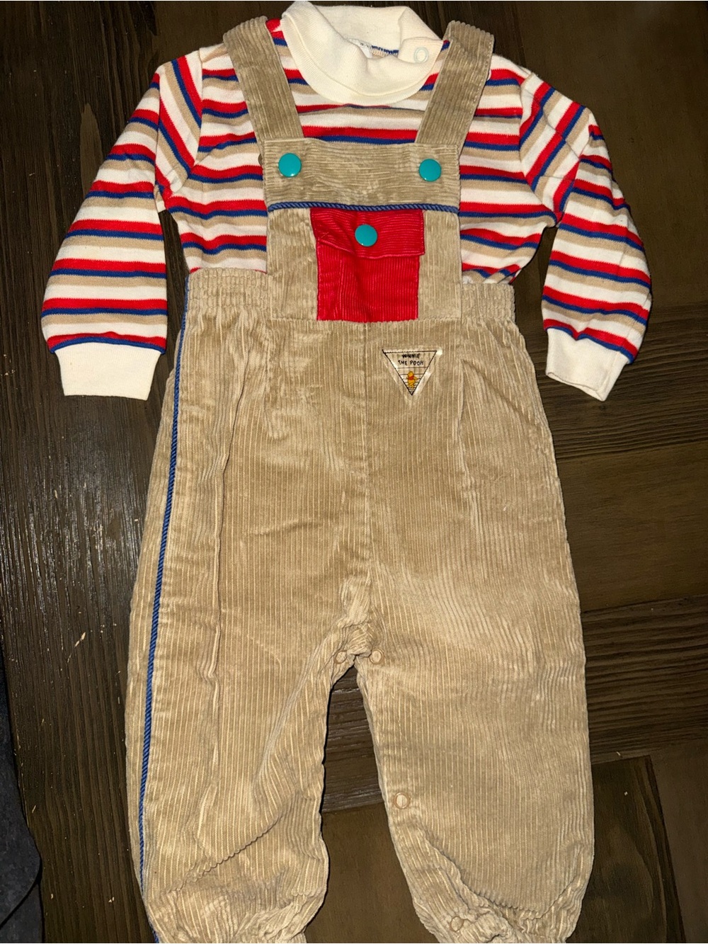 Vintage Winnie the Pooh Overall Set